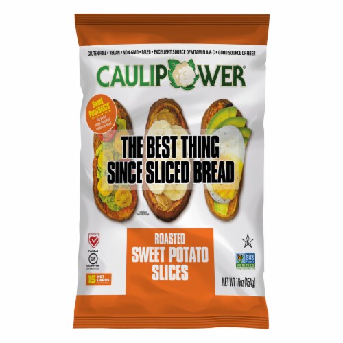 Caulipower Sweet Potatoasts Roasted Sweet Potato Slices, 16 oz - Baker’s