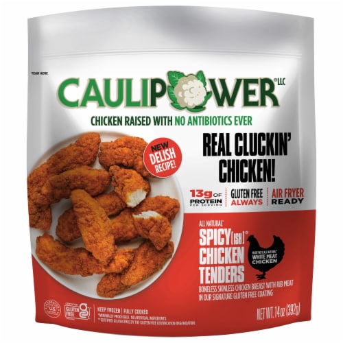 Caulipower® All Natural Frozen Spicy Chicken Tenders Perspective: front