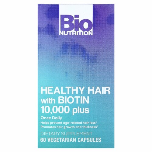 Bio Nutrition - Healthy Hair with Biotin - 60 Ct, Case of 1 - 60 VCAP each  - Harris Teeter