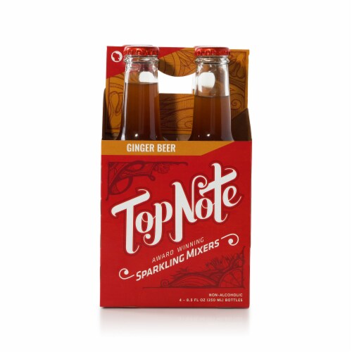 Top Note Ready-to-Drink Ginger Beer Bottles Perspective: front