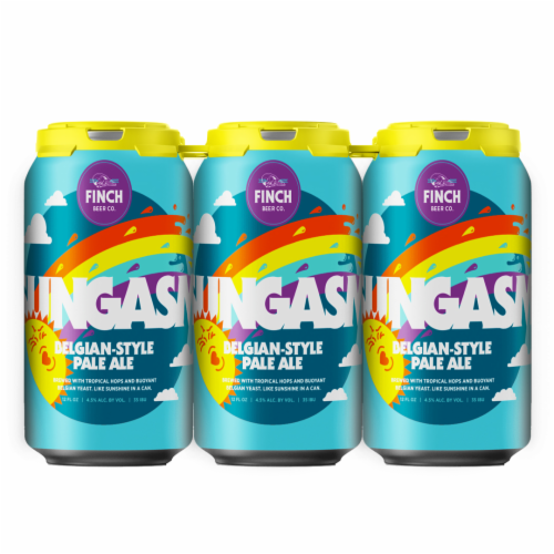 Finch Beer Co. Sungasm Belgian-Style Pale Ale Perspective: front