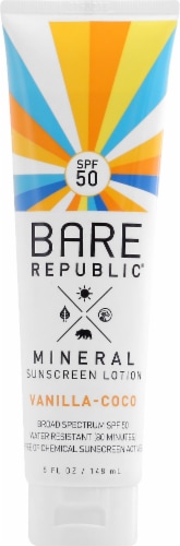 Bare Republic Sport Mineral Sunscreen Lotion SPF 50 Perspective: front