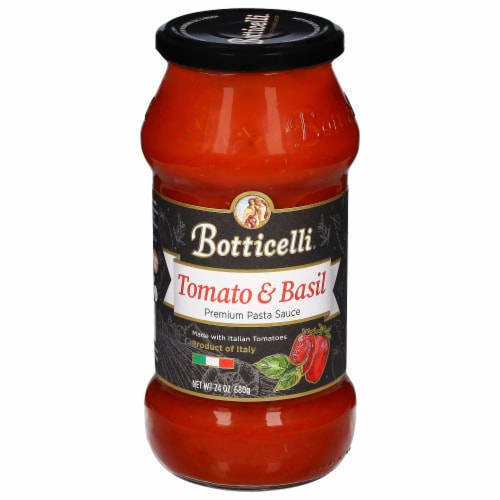 Botticelli Tomato & Basil Pasta Sauce Perspective: front