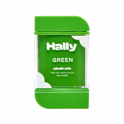 Hally Hair Green Shade Stix One Day Hair Color Perspective: front