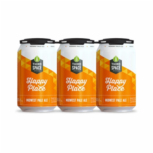 Third Space Brewing Happy Place Midwest Pale Ale Perspective: front
