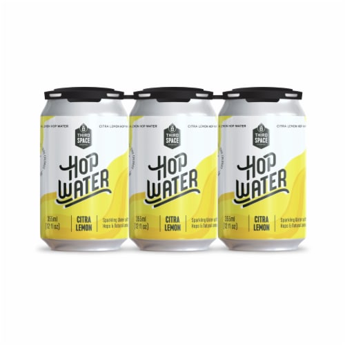 Third Space Brewing Citra Lemon Hop Water Perspective: front