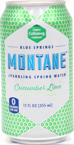 Montane® Cucumber Lime Sparkling Spring Water Perspective: front