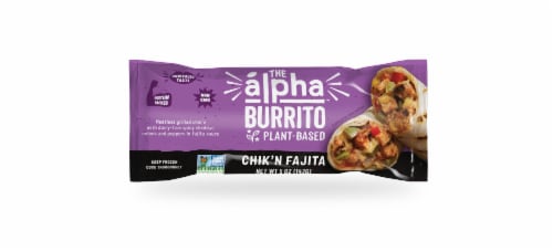 Alpha Foods Chick’n Fajita Burrito