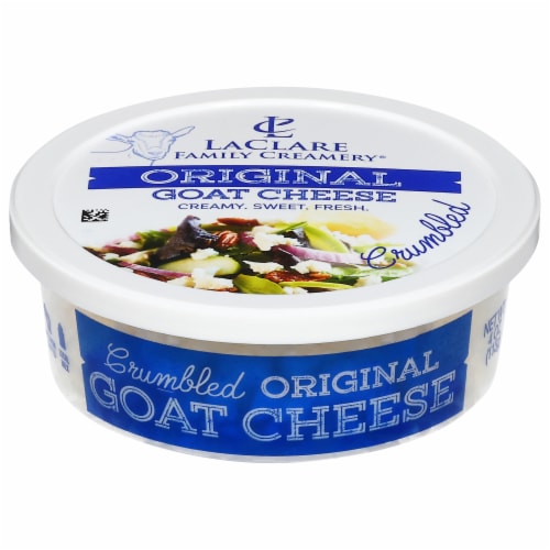 LaClare Family Creamery® Original Crumbled Goat Cheese Perspective: front