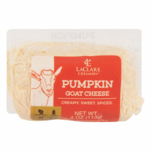 LaClare Family Creamery® Pumpkin Goat Cheese Perspective: front