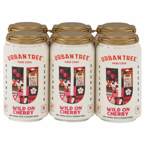 Urban Tree Wild Dark Cherry Hard Cider Perspective: front
