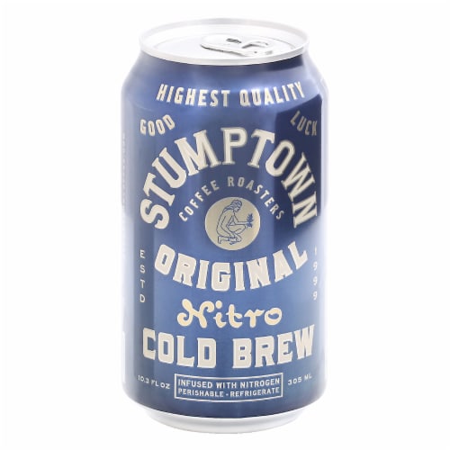 Stumptown Coffee Roasters Nitro Cold Brew Coffee Can Perspective: front