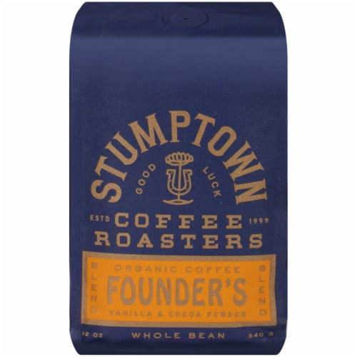 Stumptown Founder's Blend Organic Whole Bean Coffee Perspective: front