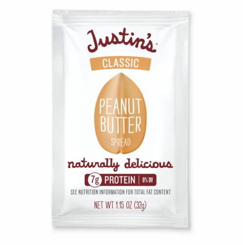 Justin's Classic Peanut Butter Squeeze Pack - 1.15 oz Perspective: front