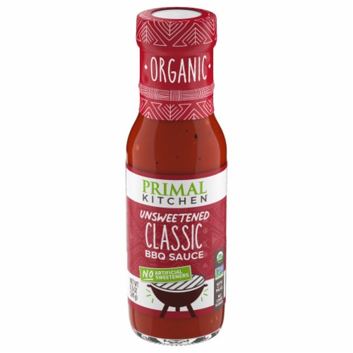 Primal Kitchen Organic & Unsweetened Classic BBQ Sauce Perspective: front