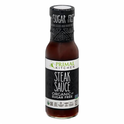 Primal Kitchen Organic and Sugar Free Steak Sauce Perspective: front