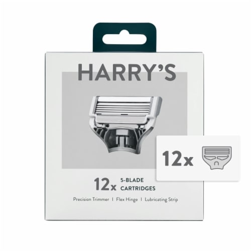 Harry's 5-Blade Men's Razor Blade Cartridge Refills Perspective: front