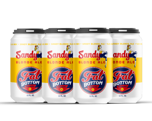 Fat Bottom Sandy Blonde Ale Perspective: front