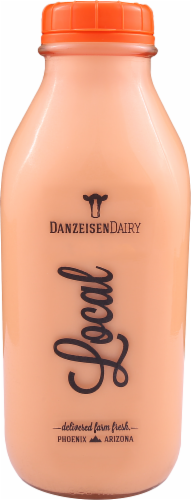 Danzeisen Dairy Local Reduced Fat 2% Orange Milk Perspective: front