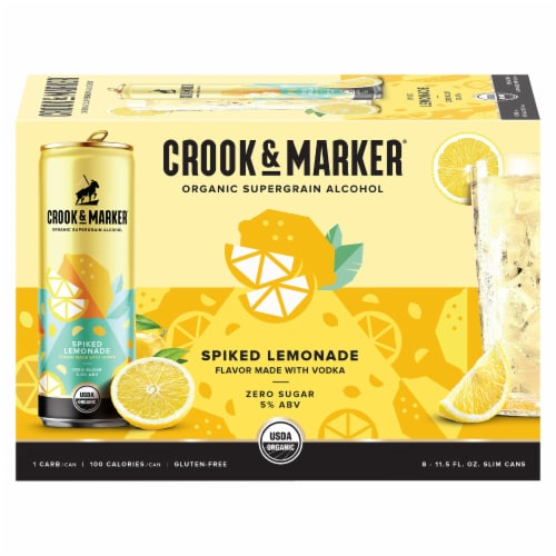 Crook & Marker Spiked Lemonade Variety Pack Perspective: front