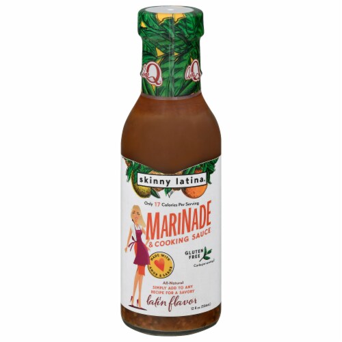 Skinny Latina® Gluten Free Marinade & Cooking Sauce Perspective: front