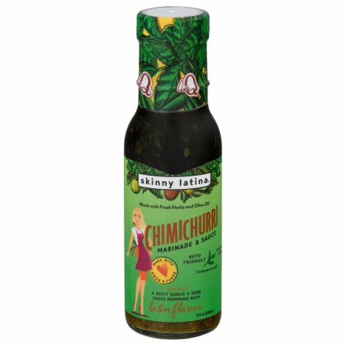 Skinny Latina® Gluten Free Chimichurri Marinade & Sauce Perspective: front