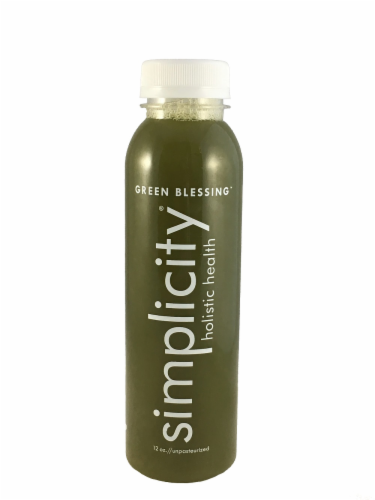 Simplicity® Holistic Health Green Blessing Cold Pressed Juice Perspective: front