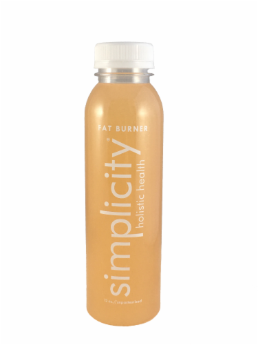 Simplicity Holistic Health Fat Burner Cold Pressed Juice Perspective: front