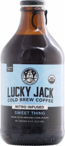 Lucky Jack Organic Sweet Thing Nitro Cold Brew Coffee Perspective: front
