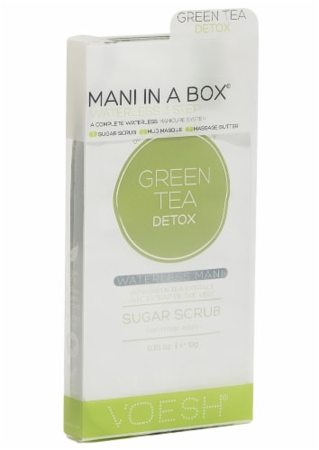 Voesh® Mani In a Box Green Tea Detox Waterless Manicure System Perspective: front