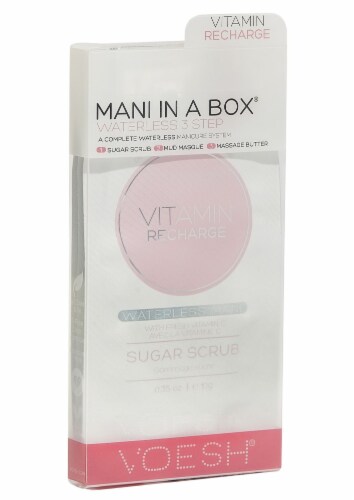 Voesh® Mani In a Box Vitamin Recharge Waterless Manicure System Perspective: front