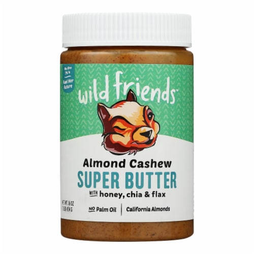 Wild Friends Almond Cashew Super Butter Perspective: front