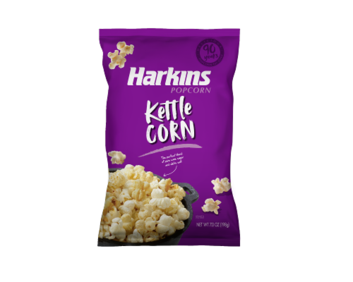 Harkins Kettle Corn Popcorn Perspective: front