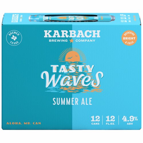 Karbach Brewing Company Tasty Waves Summer Ale Perspective: front