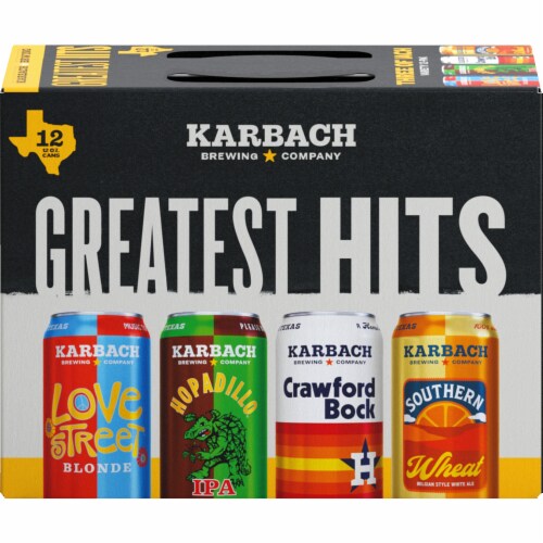 Karbach Brewing Company Greatest Hits Beer Variety Pack Perspective: front
