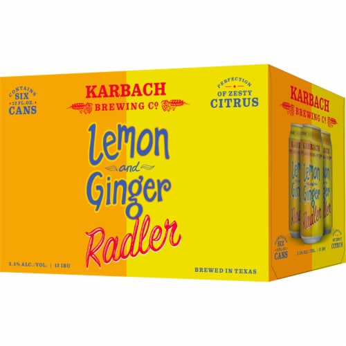 Karbach Lemon & Ginger Radler Perspective: front