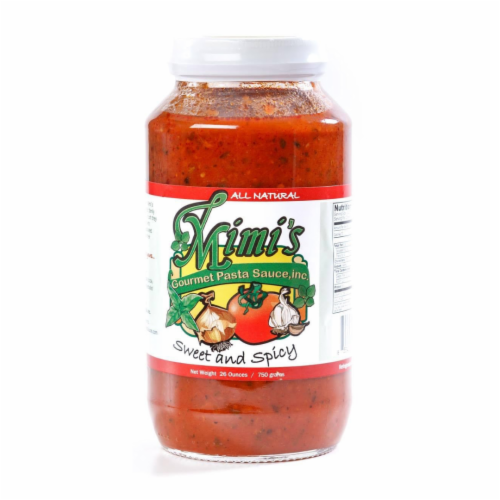 Mimi's Gourmet Pasta Sauce Sweet and Spicy Pasta Sauce Perspective: front