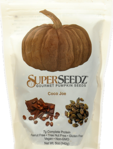 SuperSeedz® Gluten Free Coco Joe Pumpkin Seeds Perspective: front