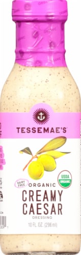 Tessemae's Organic Creamy Caesar Dressing Perspective: front