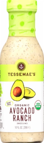 Tessemae's Organic Avocado Ranch Dressing Perspective: front