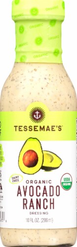Tessemae's Organic Avocado Ranch Dressing Perspective: front