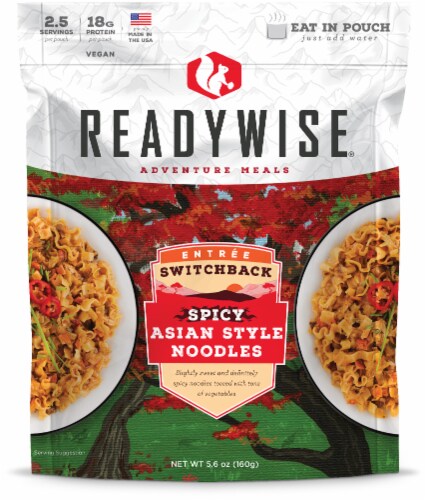 ReadyWise® Adventure Meals Spicy Asian Noodles Entree Perspective: front
