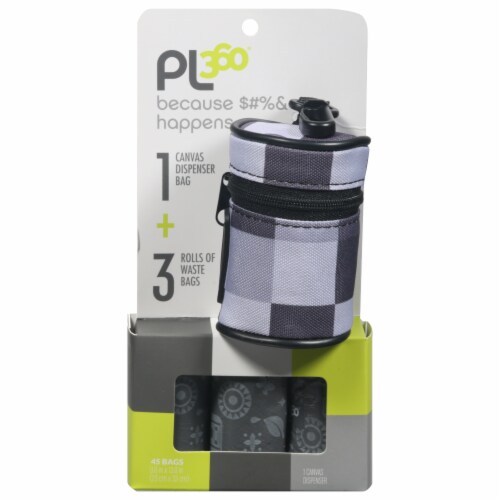 Pet Life PL360® Waste Bag + Dispenser Perspective: front