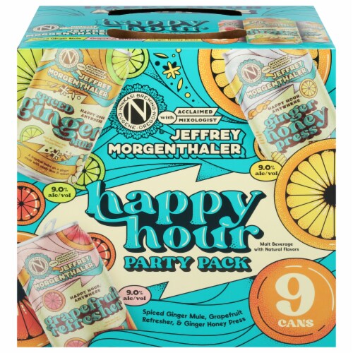 Ninkasi Brewing Company® Happy Hour Party Pack Perspective: front