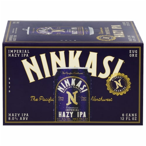 Ninkasi® Brewing Company Imperial Hazy IPA Craft Beer Perspective: front