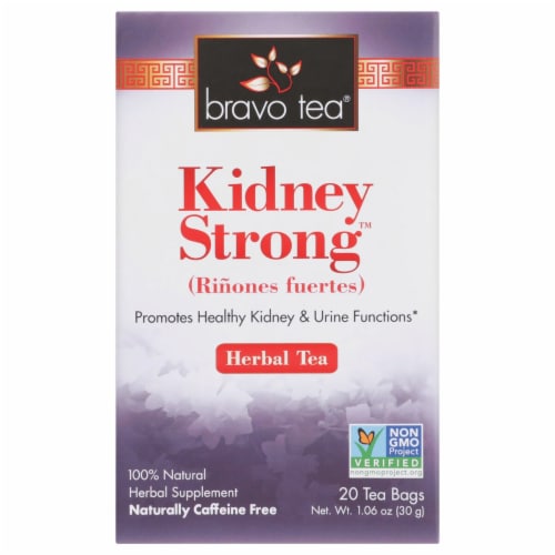 Bravo Tea Kidney Strong Herbal Tea Perspective: front