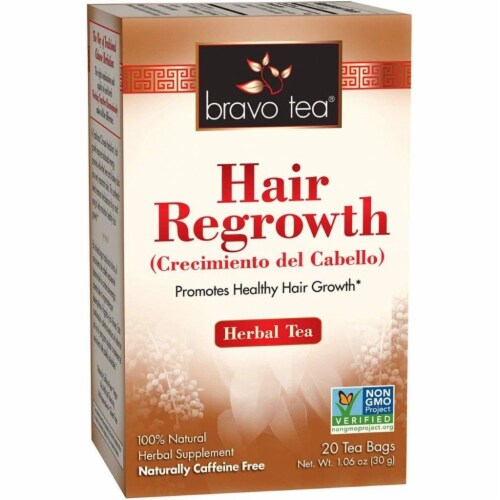 Bravo Teas and Herbs - Tea - Hair Regrowth - 20 Bag Perspective: front