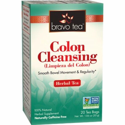 Bravo Teas and Herbs - Tea - Colon Cleansing - 12/6 Bag Perspective: front