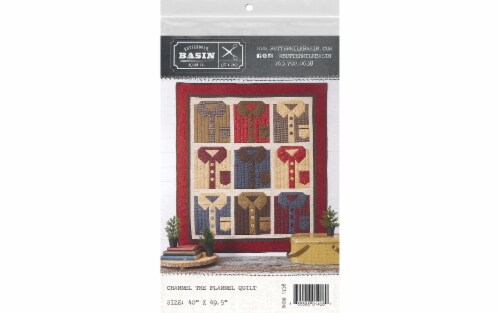 Buttermilk Basin Channel the Flannel Quilt Ptrn Perspective: front