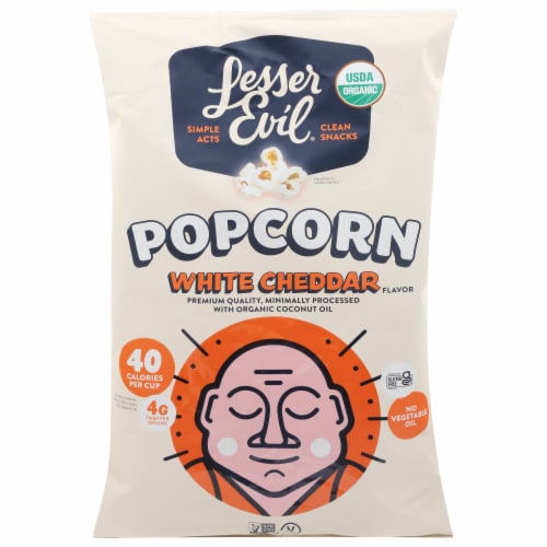 LesserEvil® White Cheddar Organic Popcorn